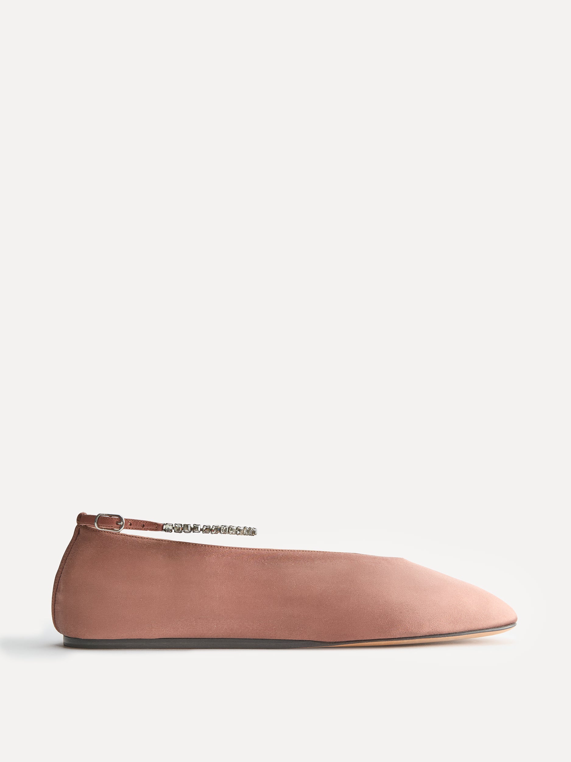 Olympia Slipper Mokka Satin