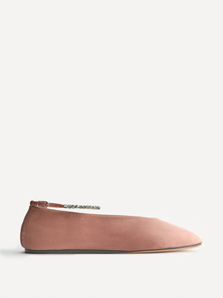 Olympia Slipper / Mokka Satin