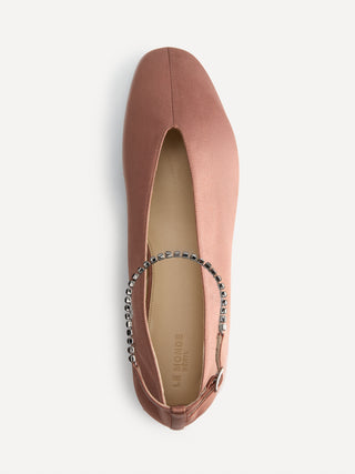 Olympia Slipper / Mokka Satin