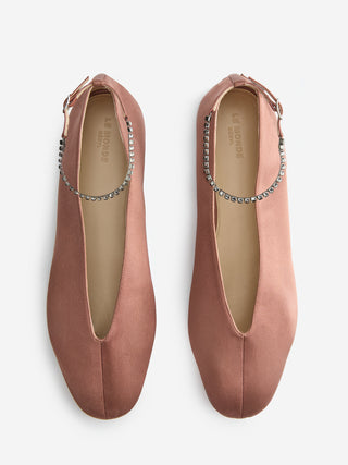 Olympia Slipper / Mokka Satin