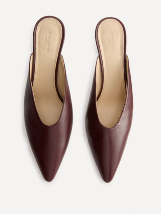 Petra Mule / Bordeaux Leather
