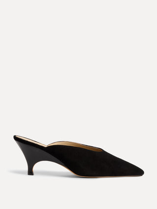 Petra Mule / Black Suede