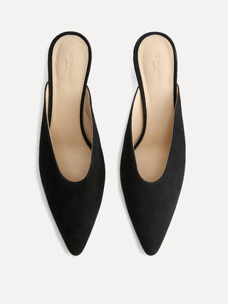 Petra Mule / Black Suede
