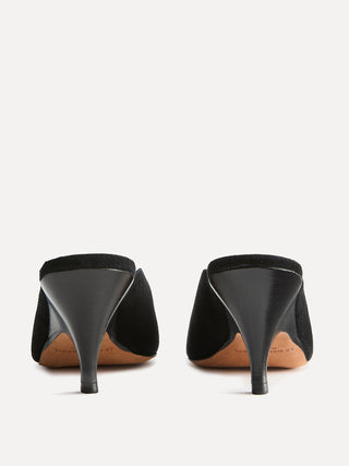 Petra Mule / Black Suede
