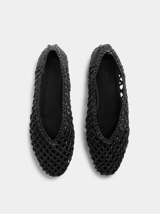 Le Monde Beryl - Regency Knotted, Black Leather