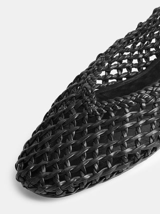 Le Monde Beryl - Regency Knotted, Black Leather