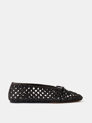 Regency Slipper / Chocolate Woven Leather