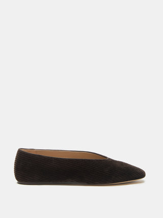 Regency Slipper / Chocolate Corduroy