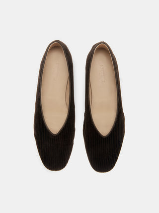 Regency Slipper / Chocolate Corduroy