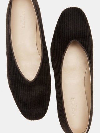 Regency Slipper / Chocolate Corduroy