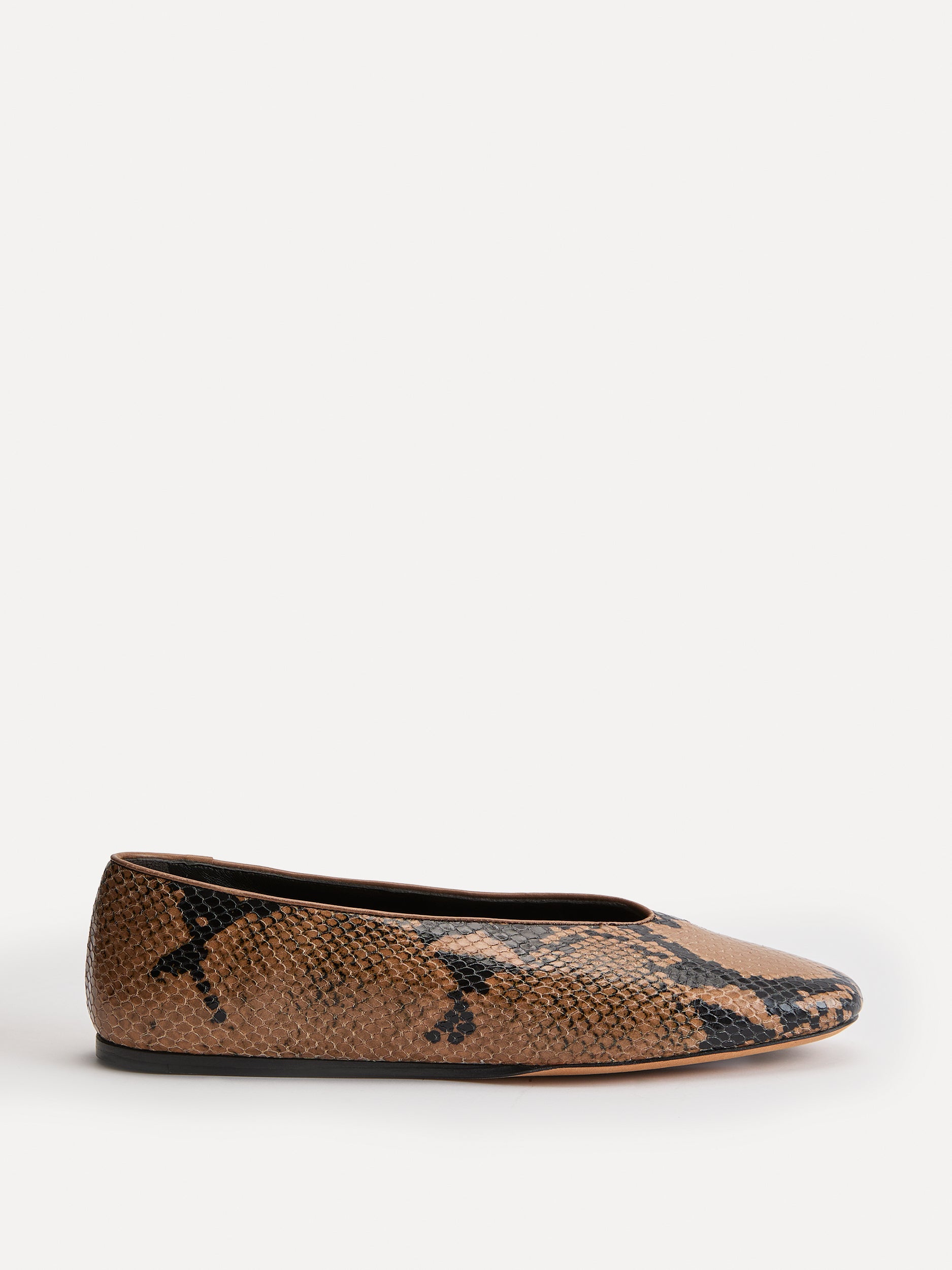 Le Monde Béryl Classic Regency Snake Effect Slippers