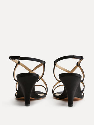 Le Monde Béryl - Rio Wedge, Black Satin