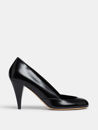 Kim Sion Sable Pump / Black Leather