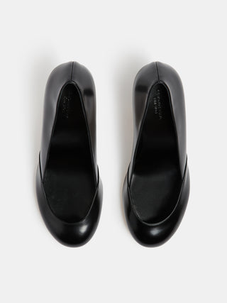 Kim Sion Sable Pump / Black Leather