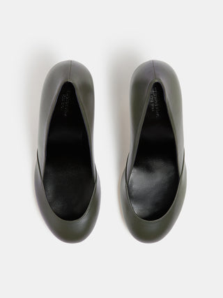 Kim Sion Sable Pump / Khaki Leather