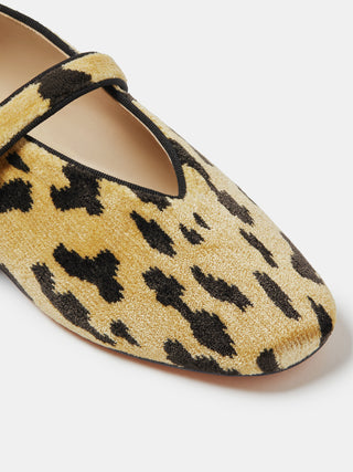 フラットシューズ LE MONDE BERYL STELLA SLIPPER BEVILACQUA VELVET Stella Slipper / Leopard Bevilacqua Velvet