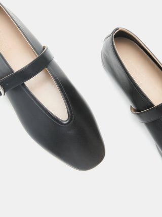 Stella Slipper / Black Leather