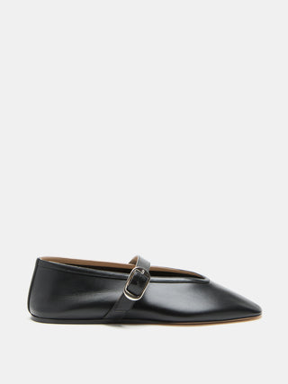 Stella Slipper / Black Leather