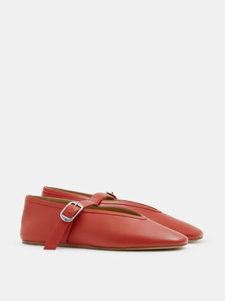 Stella Slipper / Blood Orange Leather