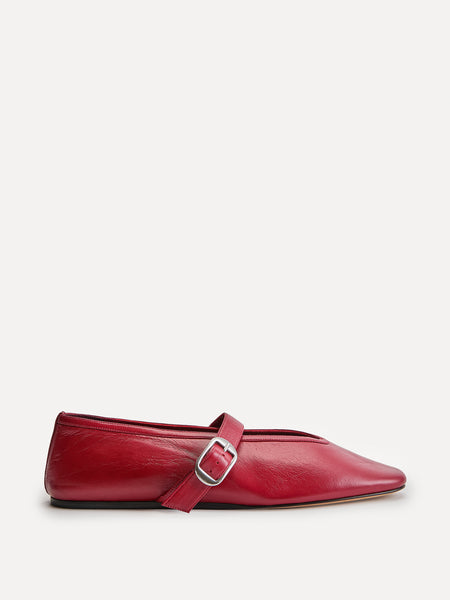 Stella Slipper / Lipstick Leather