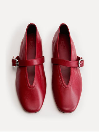 Le Monde Béryl - Stella Slipper, Lipstick Leather