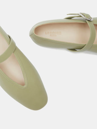 Le Monde Béryl - Stella Slipper Pistachio Leather
