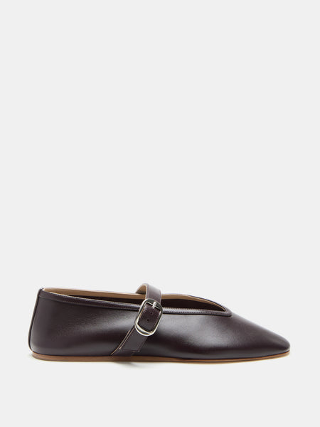 Stella Slipper / Plum Leather