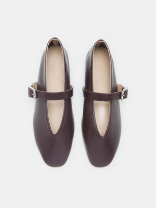 Stella Slipper / Plum Leather