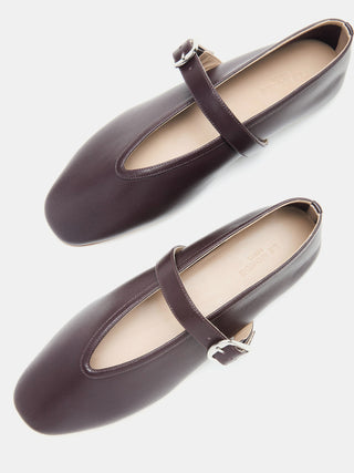 Stella Slipper / Plum Leather