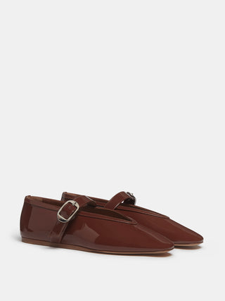 シューズ・サンダルその他 Le Monde Beryl Ballerina Stella in dove-coloured leather Le Monde Béryl Ballerina Stella in dove-coloured leather