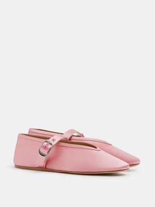 Stella Slipper / Pink Satin