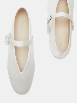 Le Monde Beryl - Stella Slipper Ivory Satin
