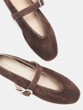 Stella Slipper / Chocolate Suede