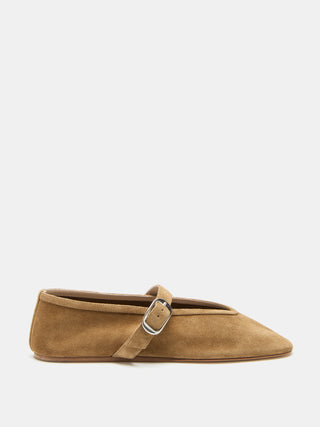 フラットシューズ LE MONDE BERYL FW25 STELLA SLIPPER (STE SUEPEP) Stella Slipper / Taupe Suede