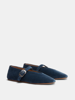 Stella Slipper / Blue Jeans Velvet