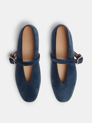Stella Slipper / Blue Jeans Velvet