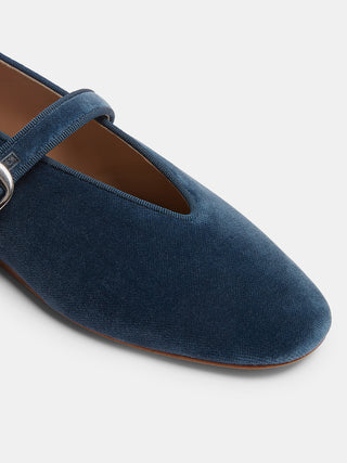 Stella Slipper / Blue Jeans Velvet