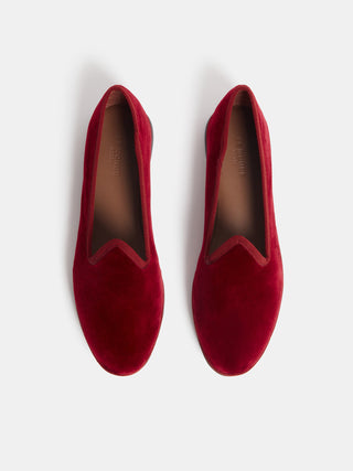 Soft Venetian Slipper / Bordeaux Velvet
