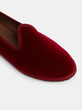 Soft Venetian Slipper / Bordeaux Velvet