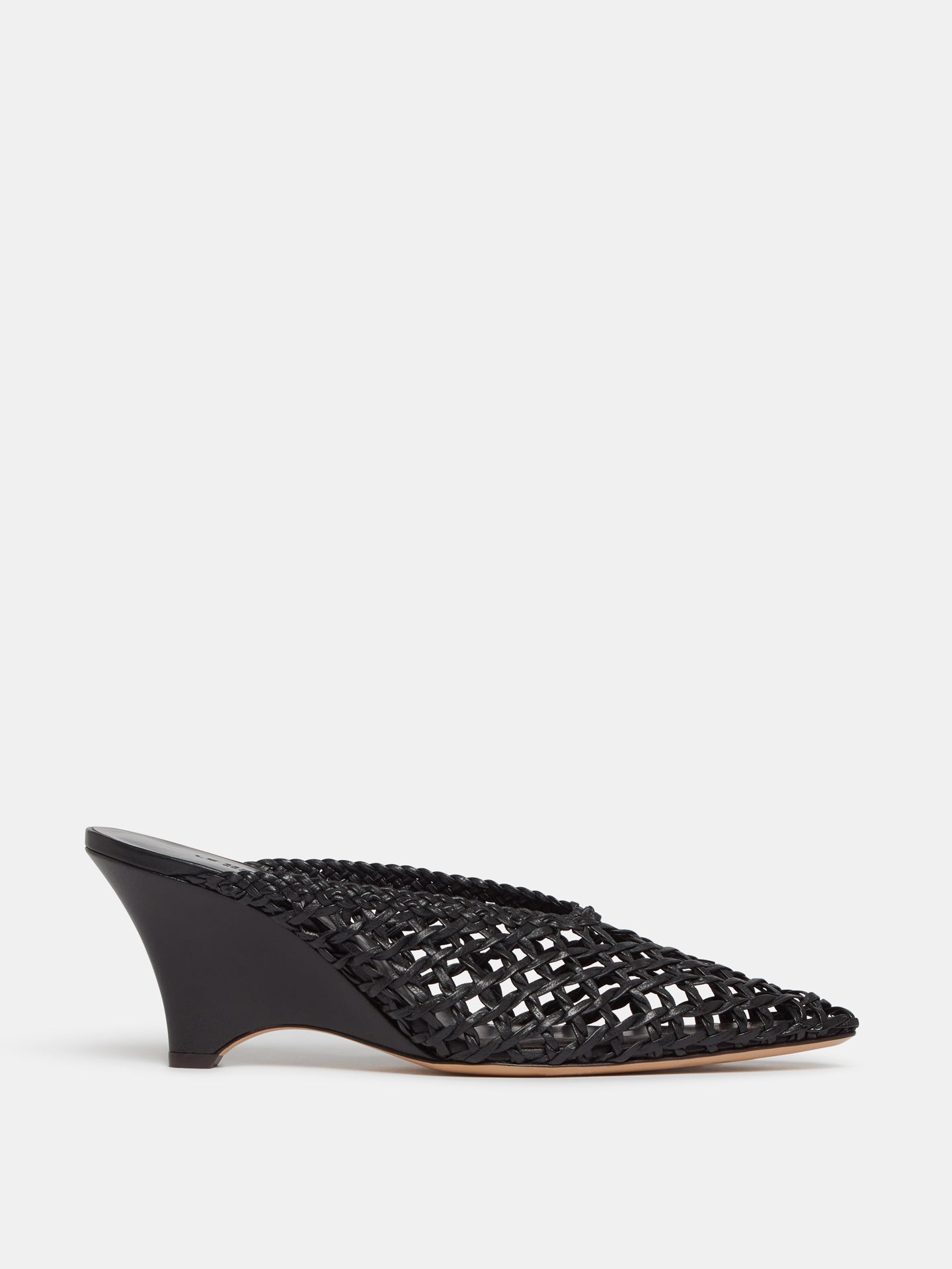 Victoria Wedge Knotted Leather