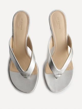 Micro Wedge Thong / Champagne Leather