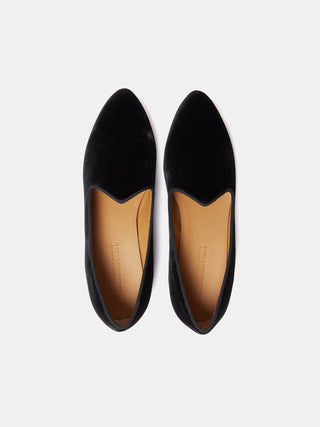 Venetian Slipper / Black Velvet